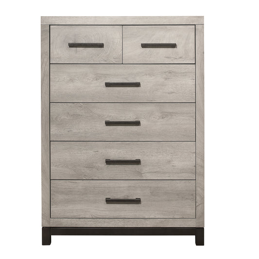 Zephyr Light Gray Chest - 1577-9 - Luna Furniture - Dallas Store