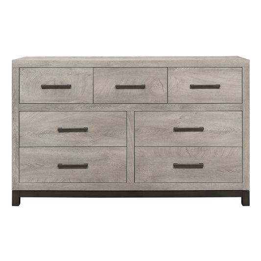 Zephyr Light Gray Dresser - 1577-5 - Luna Furniture - Dallas Store
