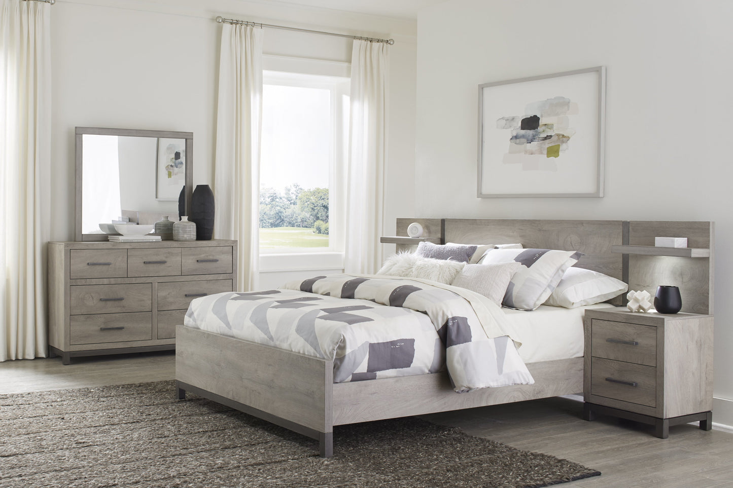 Zephyr Light Gray Dresser - 1577-5 - Luna Furniture - Dallas Store