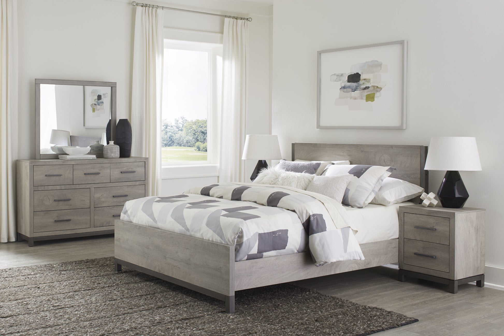Zephyr Light Gray Dresser - 1577-5 - Luna Furniture - Dallas Store