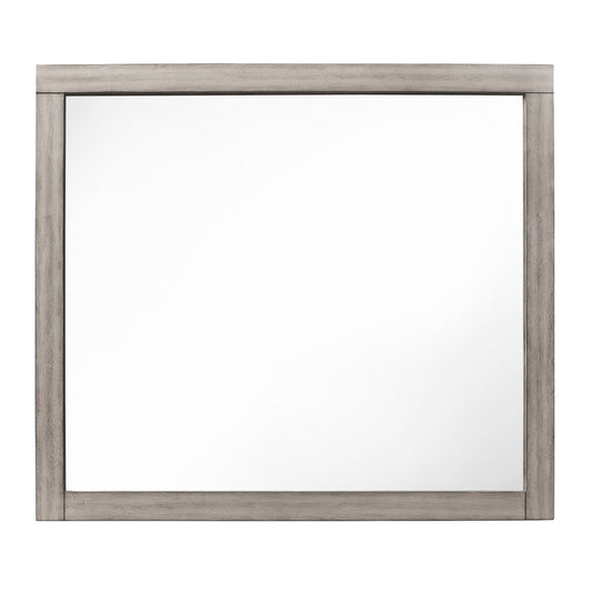 Zephyr Light Gray Mirror (Mirror Only) - 1577-6 - Luna Furniture - Dallas Store